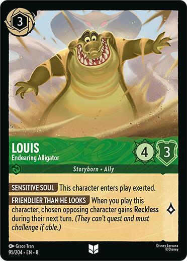 Disney Lorcana: Louis - Endearing Alligator card image