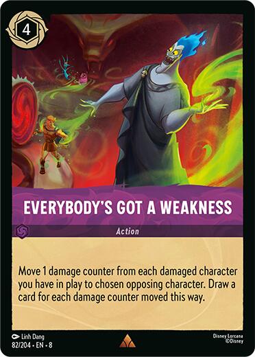 Disney Lorcana: Everybody's Got A Weakness card image