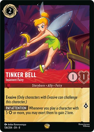 Disney Lorcana: Tinkerbell - Insistent Fairy card image