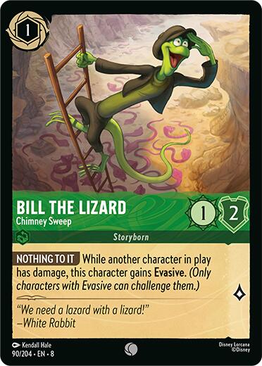 Disney Lorcana: Bill the Lizard - Chimney Sweep card image