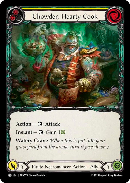Flesh and Blood TCG: Chowder, Hearty Cook image