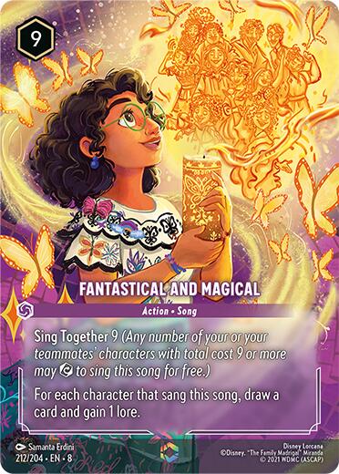Disney Lorcana: Fantastical and Magical (Enchanted) card image