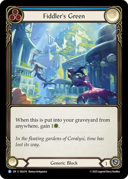 Flesh and Blood TCG: Fiddler's Green (Blue) image