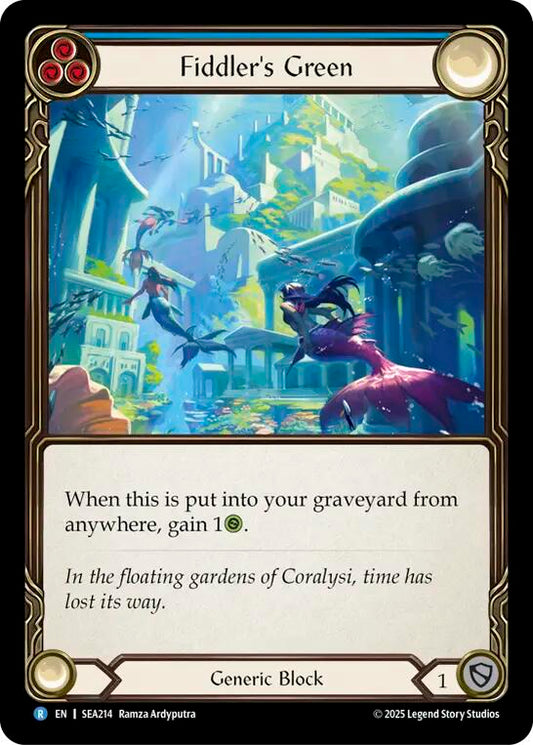 Flesh and Blood TCG: Fiddler's Green (Blue) image