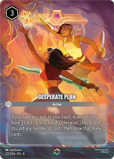 Disney Lorcana: Desperate Plan (Enchanted) card image