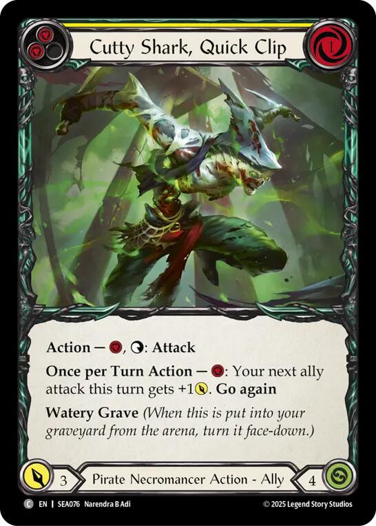 Flesh and Blood TCG: Cutty Shark, Quick Clip image