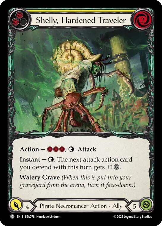 Flesh and Blood TCG: Shelly, Hardened Traveler image