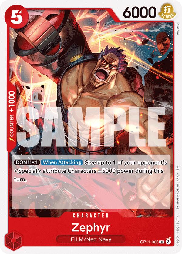 One Piece Card Game: Zephyr card image