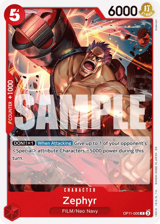 One Piece Card Game: Zephyr card image