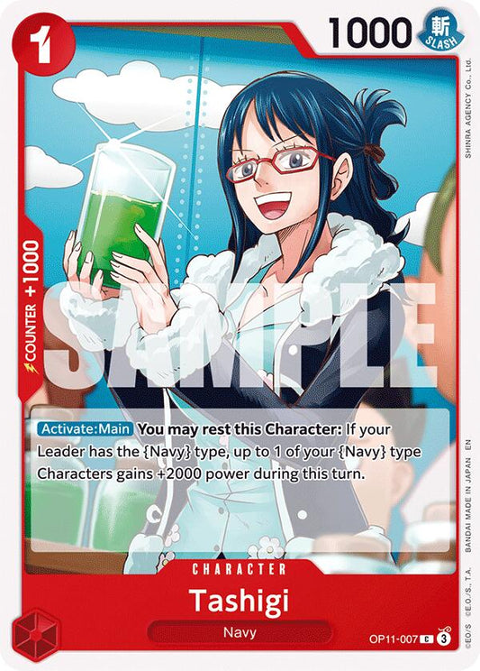 One Piece Card Game: Tashigi card image
