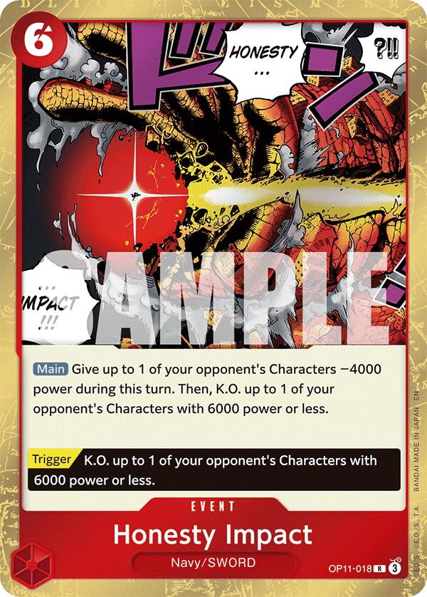One Piece Card Game: Honesty Impact card image