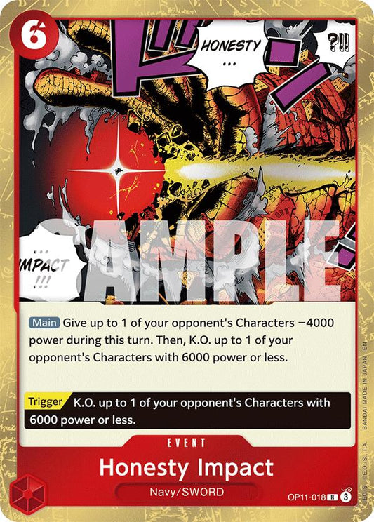 One Piece Card Game: Honesty Impact card image