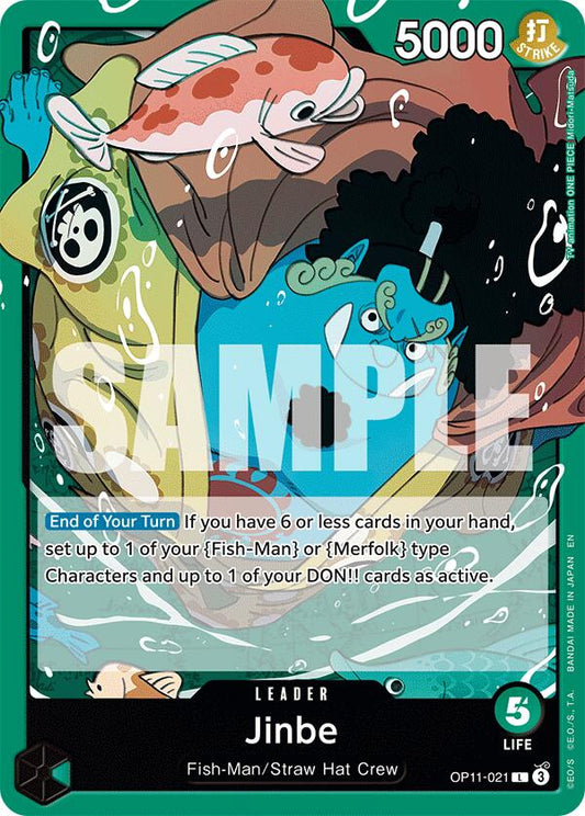One Piece Card Game: Jinbe (021) card image