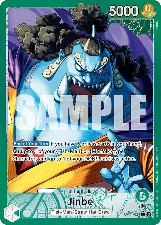 One Piece Card Game: Jinbe (021) (Alternate Art) card image