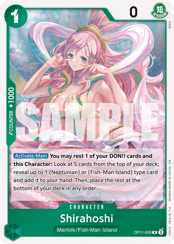 One Piece Card Game: Shirahoshi (030) card image