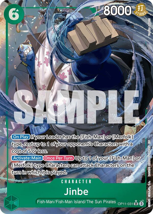 One Piece Card Game: Jinbe (031) (Alternate Art) card image