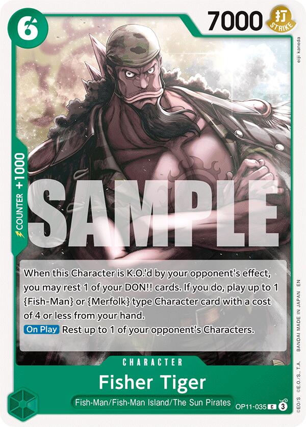 One Piece Card Game: Fisher Tiger card image