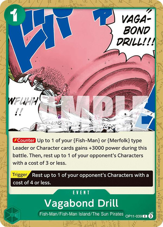 One Piece Card Game: Vagabond Drill card image