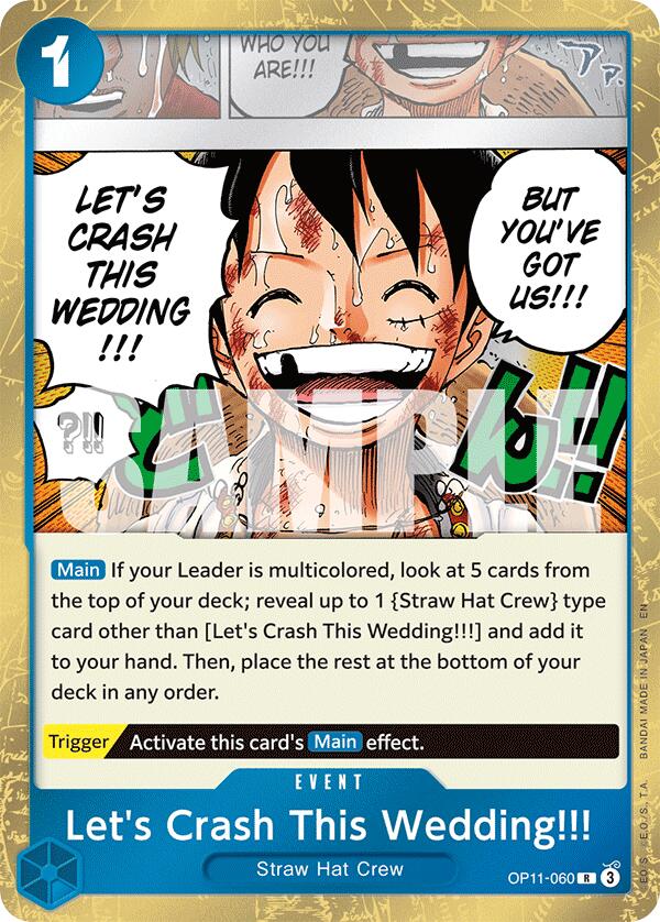 One Piece Card Game: Let's Crash This Wedding!!! card image
