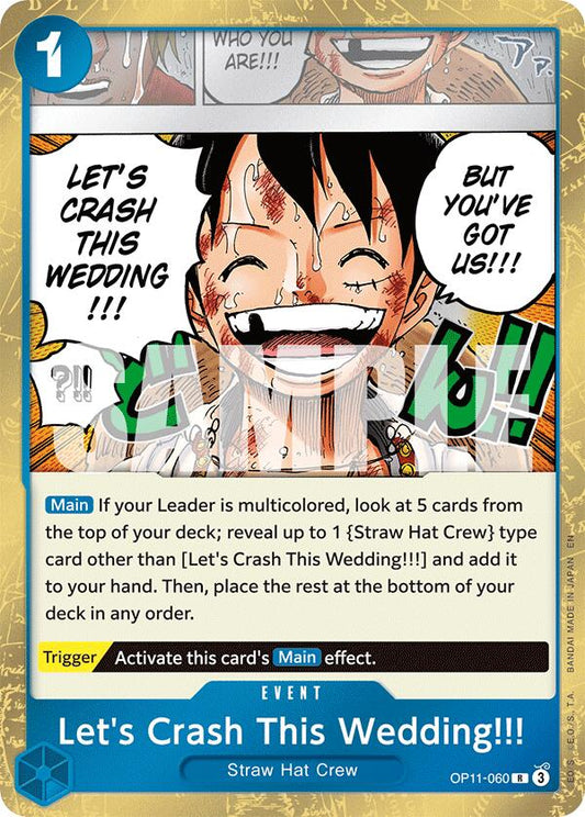 One Piece Card Game: Let's Crash This Wedding!!! card image