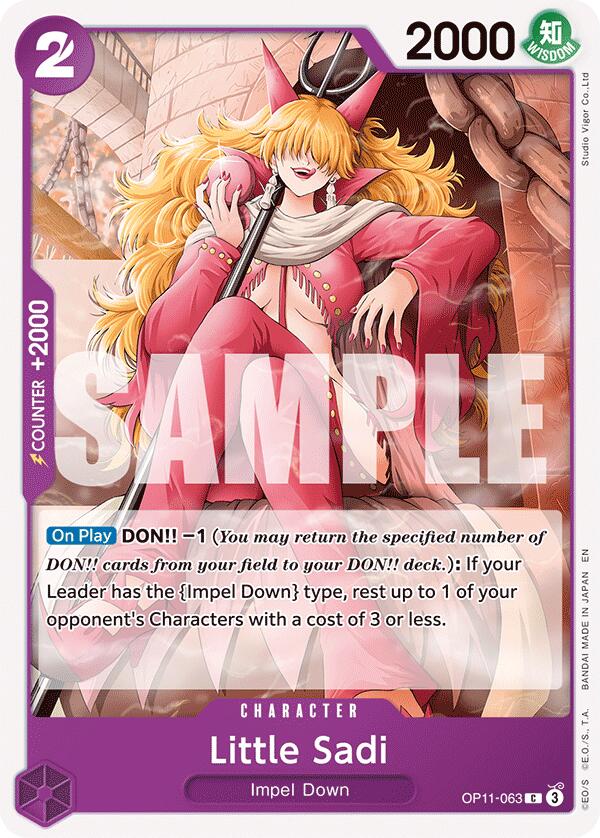 One Piece Card Game: Little Sadi card image