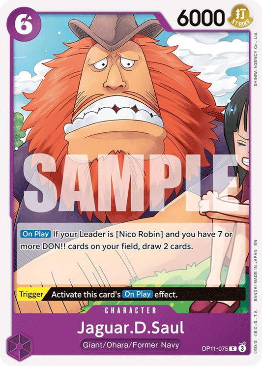 One Piece Card Game: Jaguar.D.Saul card image