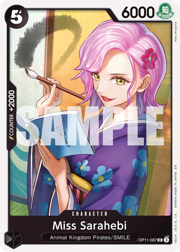 One Piece Card Game: Miss Sarahebi card image