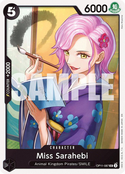 One Piece Card Game: Miss Sarahebi card image