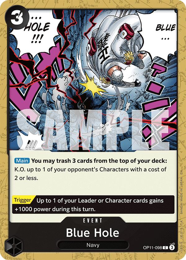 One Piece Card Game: Blue Hole card image