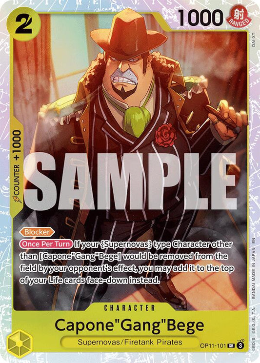 One Piece Card Game: Capone"Gang"Bege (101) card image