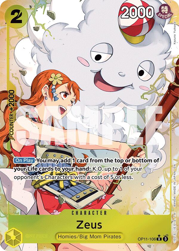 One Piece Card Game: Zeus (Alternate Art) card image