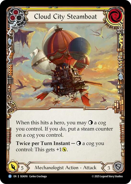 Flesh and Blood TCG: Cloud City Steamboat (Yellow) image