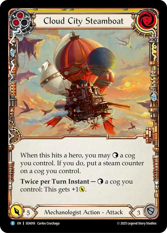 Flesh and Blood TCG: Cloud City Steamboat (Yellow) image