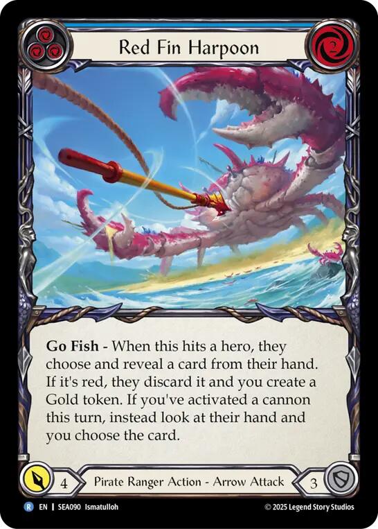 Flesh and Blood TCG: Red Fin Harpoon image