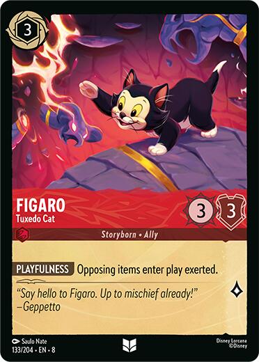 Disney Lorcana: Figaro - Tuxedo Cat card image