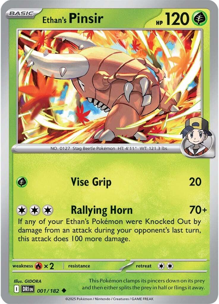 Pokemon: Ethan's Pinsir card image