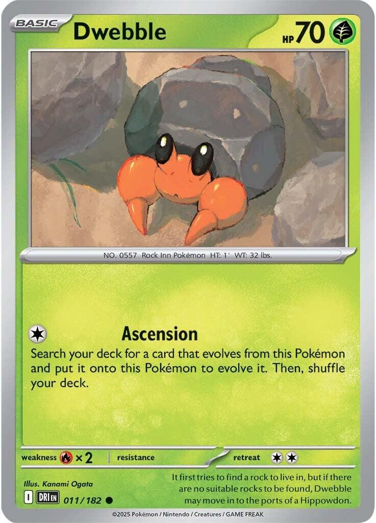 Pokemon: Dwebble card image