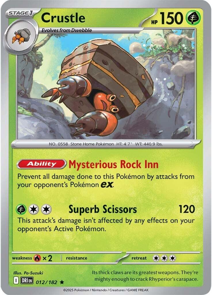 Pokemon: Crustle - 012/182 card image