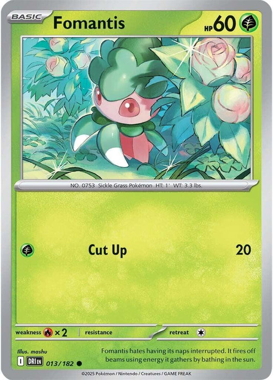 Pokemon: Fomantis card image