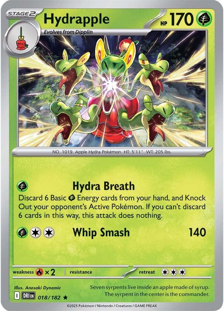 Pokemon: Hydrapple - 018/182 card image