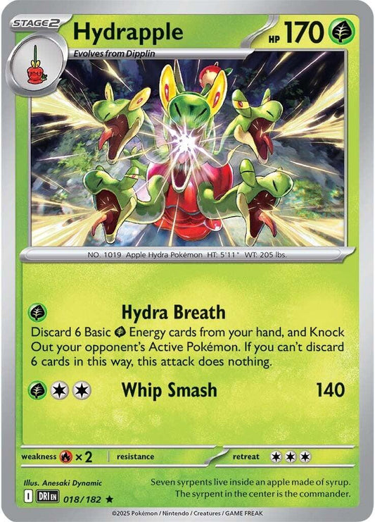 Pokemon: Hydrapple - 018/182 card image