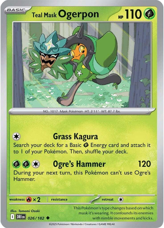 Pokemon: Teal Mask Ogerpon card image