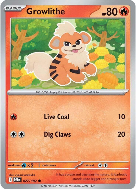 Pokemon: Growlithe card image