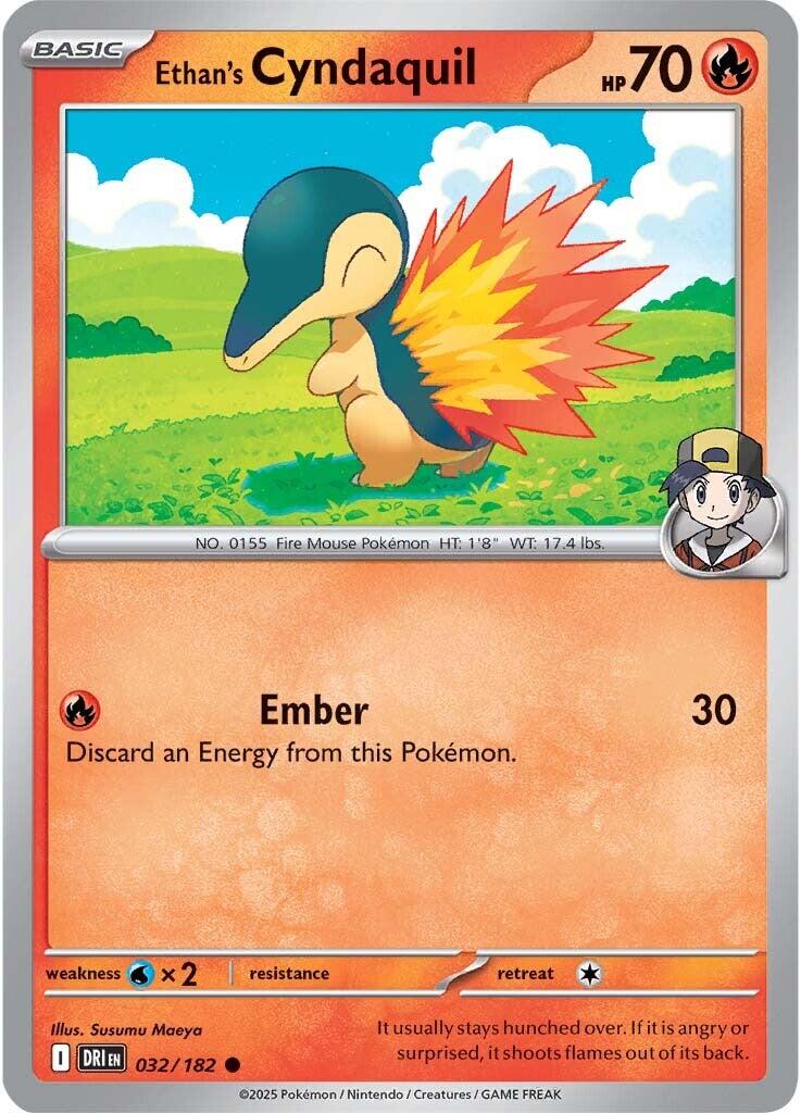 Pokemon: Ethan's Cyndaquil card image