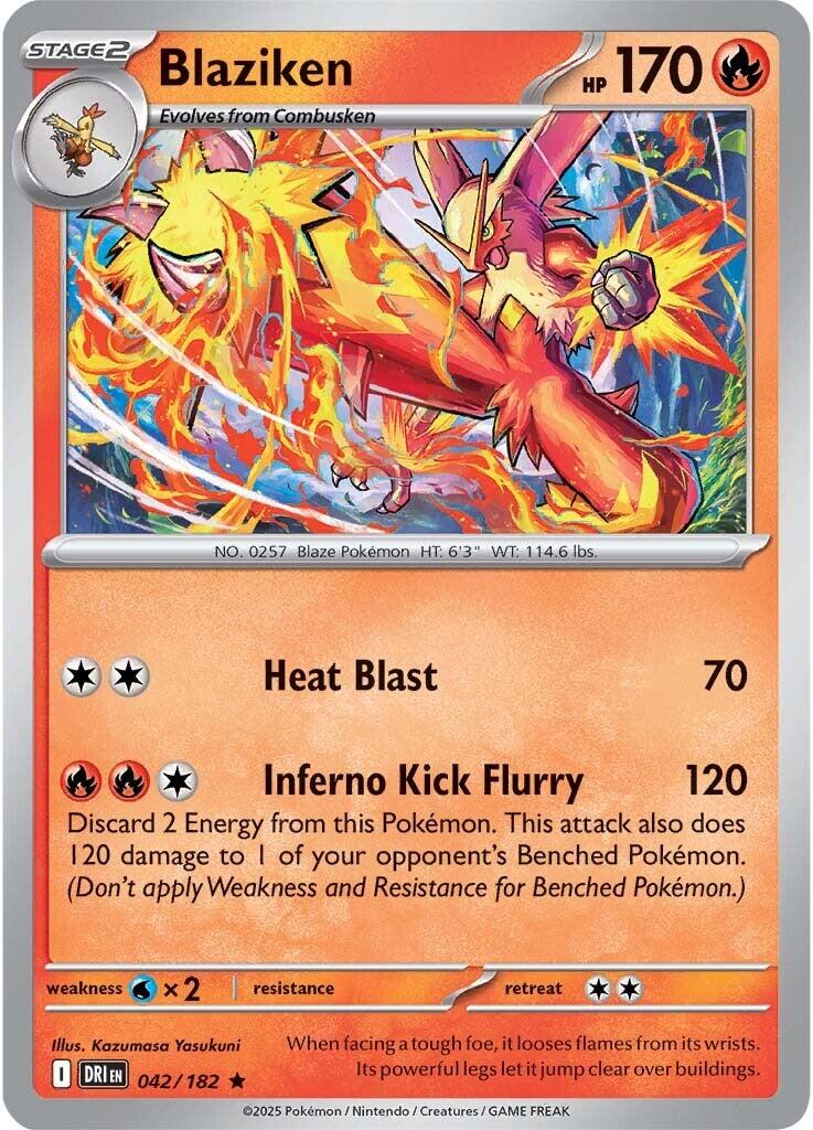 Pokemon: Blaziken - 042/182 card image