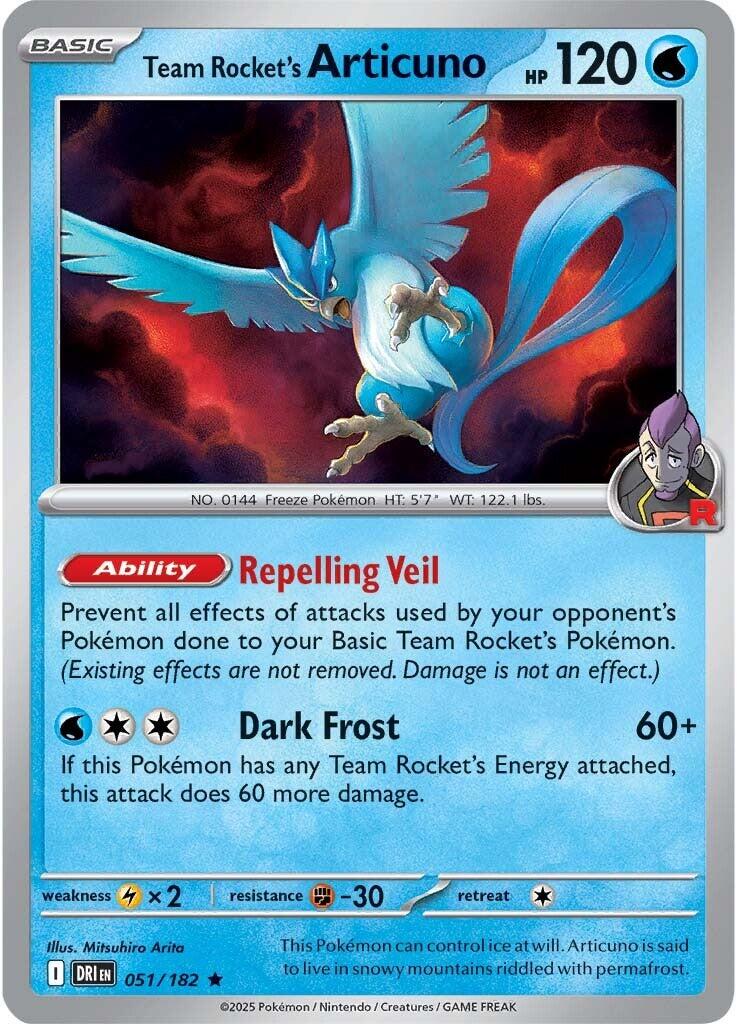 Pokemon: Team Rocket's Articuno card image