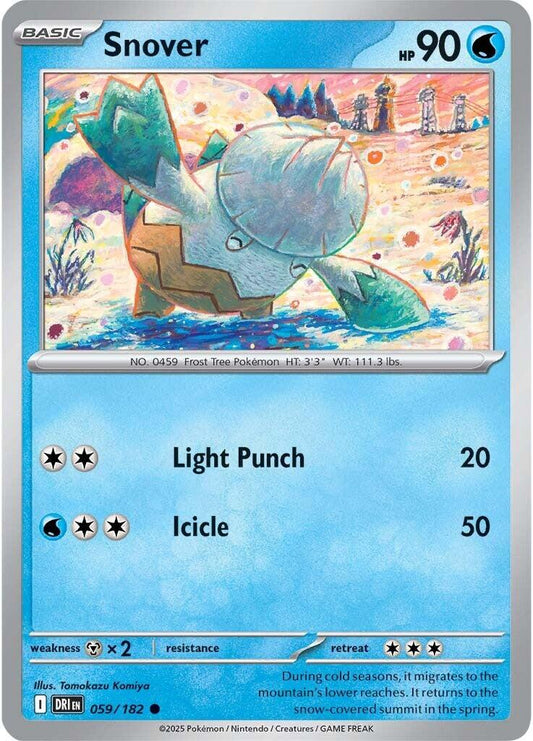 Pokemon: Snover card image