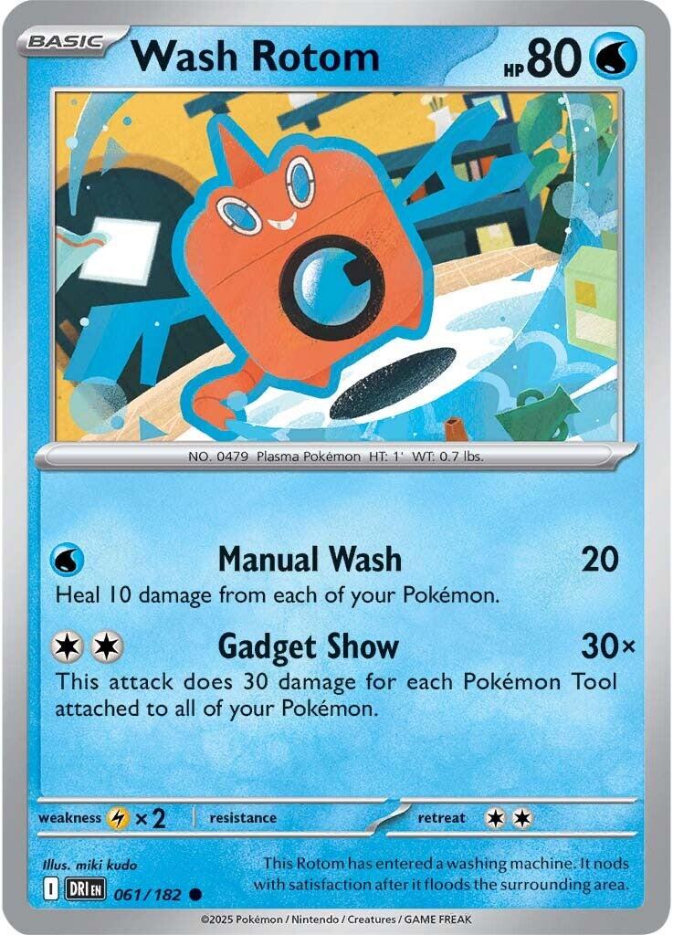Pokemon: Wash Rotom card image