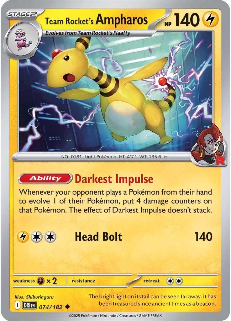 Pokemon: Team Rocket's Ampharos card image