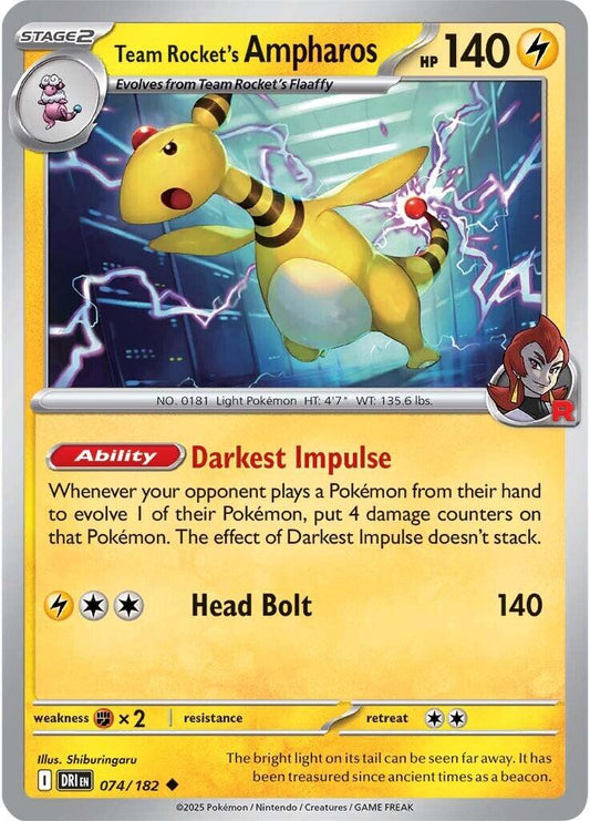 Pokemon: Team Rocket's Ampharos card image